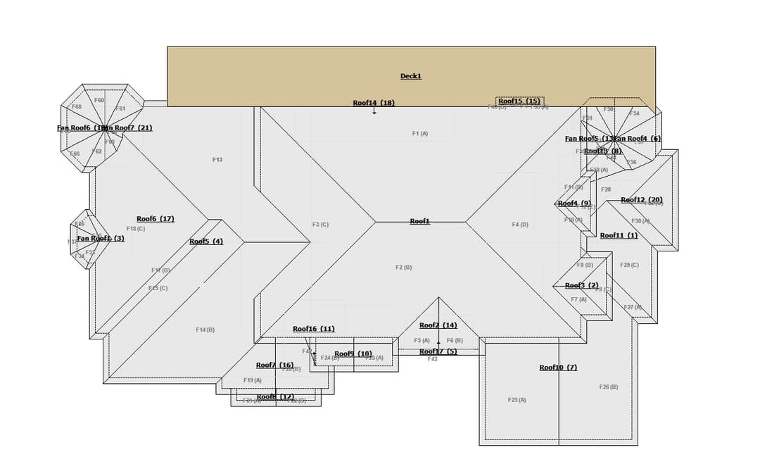 Xactimate Roof Sketch ESX