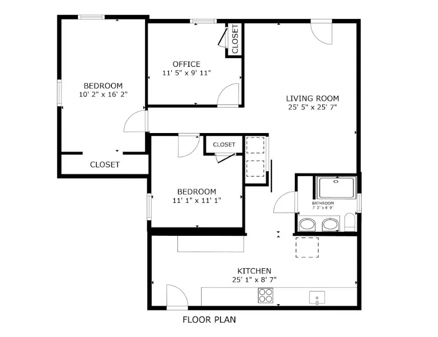 commercial real estate schematic floor plans ny